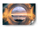 Atardecer radial | Cuadro decorativo de Canvas Lab