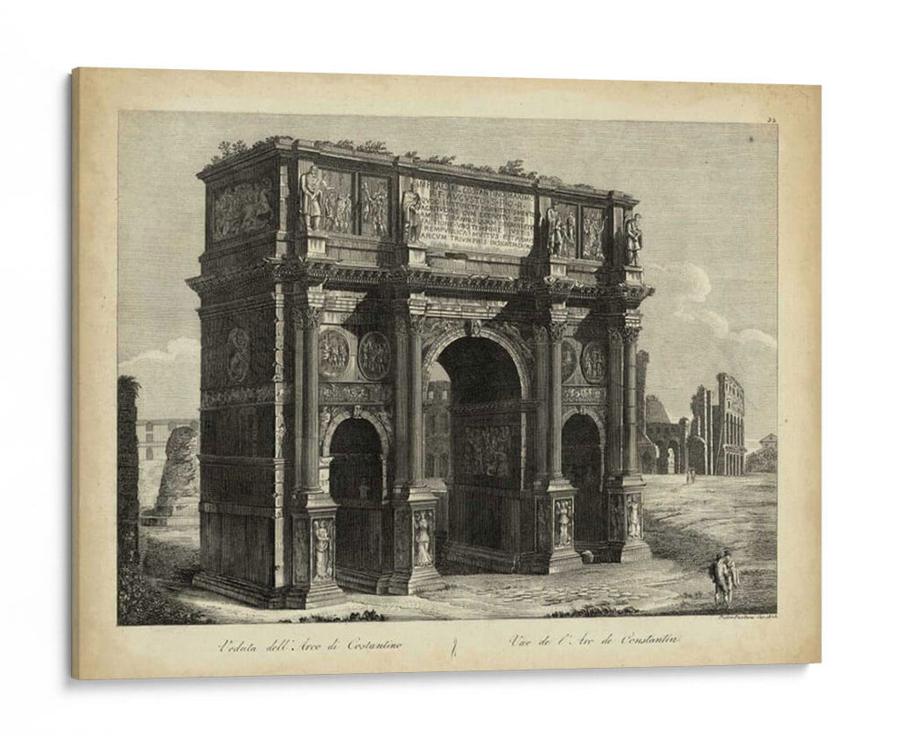 Arco Di Constantino - Pietro Parboni | Cuadro decorativo de Canvas Lab