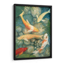 Reflejando Koi Ii - Megan Meagher | Cuadro decorativo de Canvas Lab