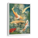 Reflejando Koi Ii - Megan Meagher | Cuadro decorativo de Canvas Lab