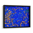 Banco de peces naranjas | Cuadro decorativo de Canvas Lab