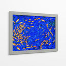 Banco de peces naranjas | Cuadro decorativo de Canvas Lab