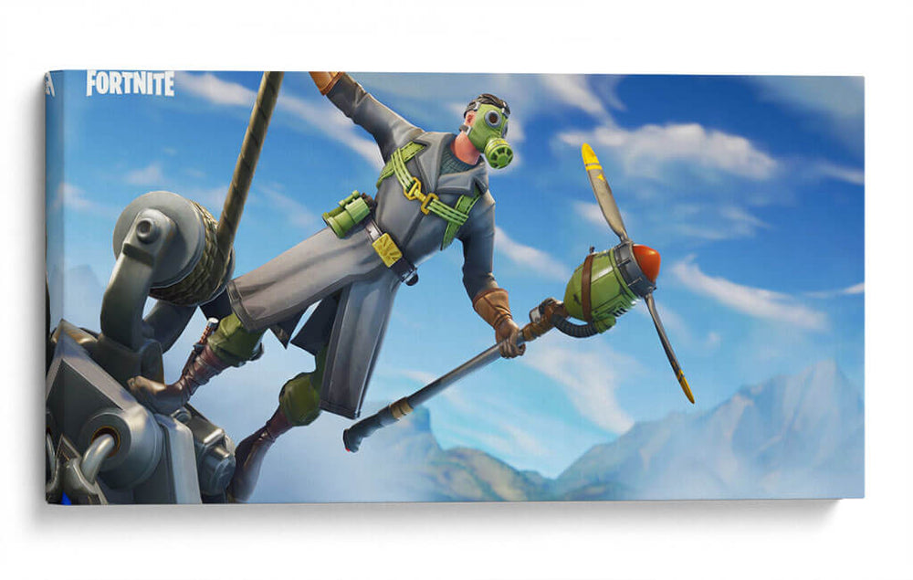 Battle bus Fortnite | Cuadro decorativo de Canvas Lab