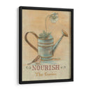 Serie De Jardín En Lino I - Wendy Russell | Cuadro decorativo de Canvas Lab