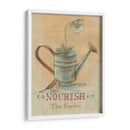 Serie De Jardín En Lino I - Wendy Russell | Cuadro decorativo de Canvas Lab