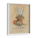 Serie De Jardín En Linen Iv - Wendy Russell | Cuadro decorativo de Canvas Lab