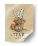 Serie De Jardín En Linen Iv - Wendy Russell | Cuadro decorativo de Canvas Lab