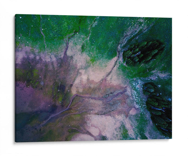 Bosque abstracto | Cuadro decorativo de Canvas Lab