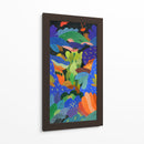 Bosque encantado de noche | Cuadro decorativo de Canvas Lab