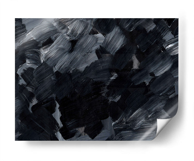 Brochazos negros | Cuadro decorativo de Canvas Lab