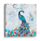 Confetti Peacock I - Jennifer Goldberger | Cuadro decorativo de Canvas Lab