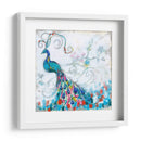 Confetti Peacock Ii - Jennifer Goldberger | Cuadro decorativo de Canvas Lab