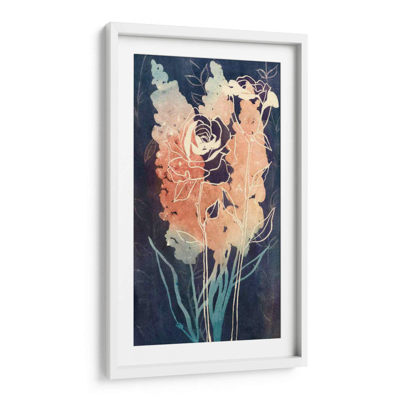 Flores A La Medianoche Ii - Grace Popp | Cuadro decorativo de Canvas Lab