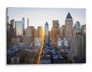 Calle dorada en Nueva York | Cuadro decorativo de Canvas Lab