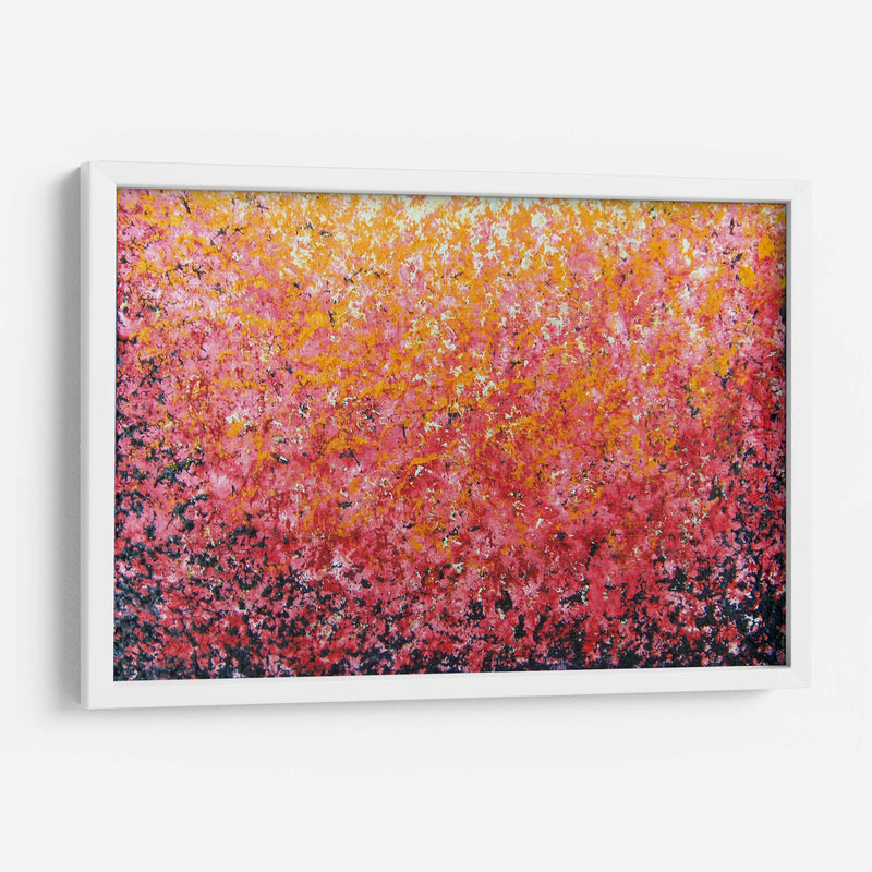 Campo de flores abstracto | Cuadro decorativo de Canvas Lab