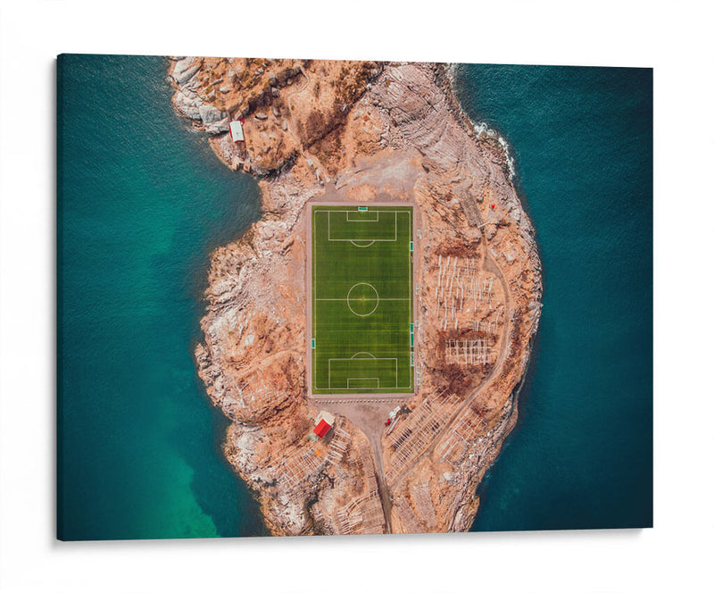 Cancha en el mar | Cuadro decorativo de Canvas Lab