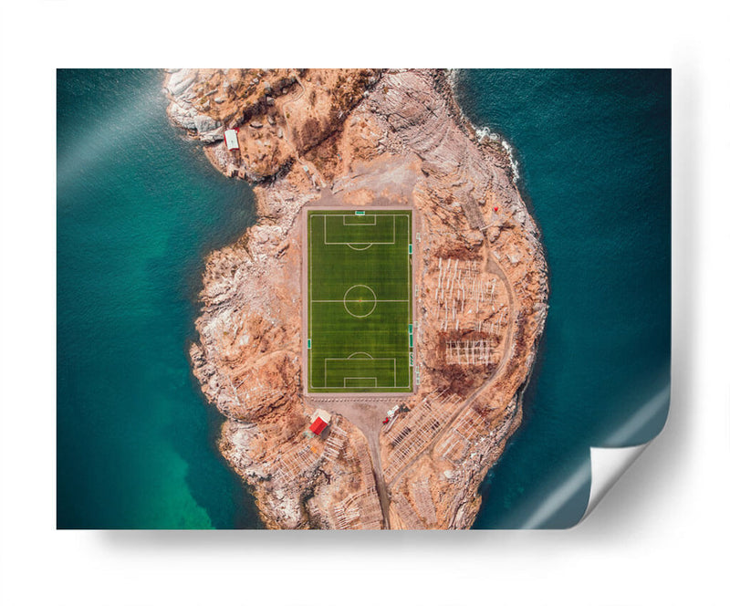 Cancha en el mar | Cuadro decorativo de Canvas Lab