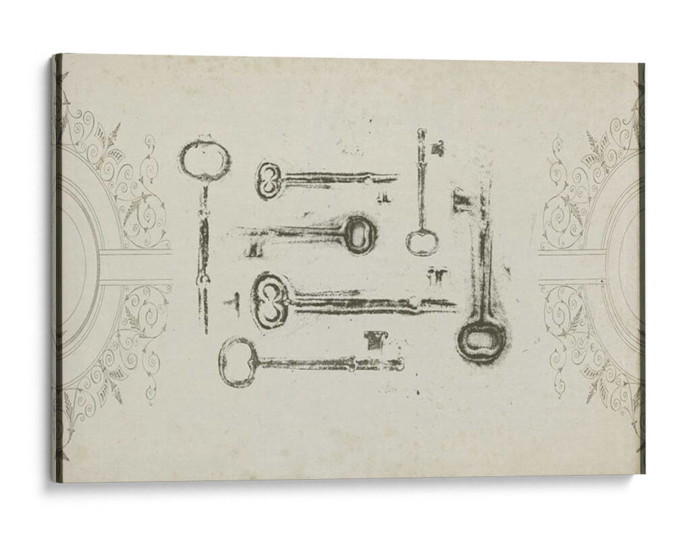 Keepsake Keys Ii - Jennifer Goldberger | Cuadro decorativo de Canvas Lab