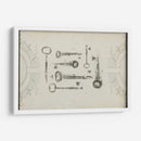 Keepsake Keys Ii - Jennifer Goldberger | Cuadro decorativo de Canvas Lab