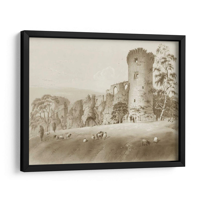 Castillo De Bothwell - J.D. Harding | Cuadro decorativo de Canvas Lab