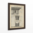 Arquitectura Antigua I - John Evelyn | Cuadro decorativo de Canvas Lab
