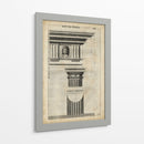 Arquitectura Antigua I - John Evelyn | Cuadro decorativo de Canvas Lab