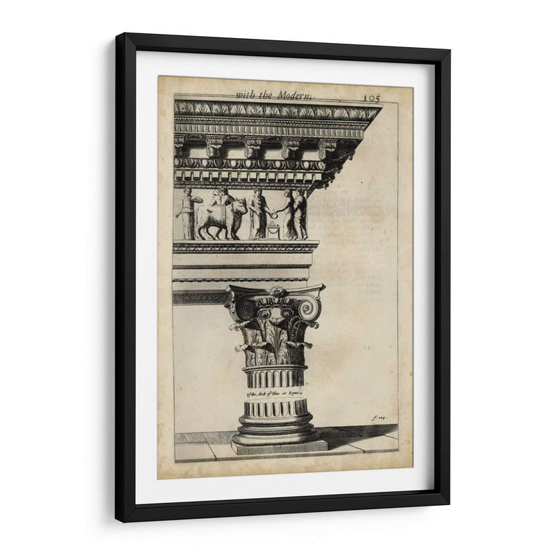 Arquitectura Antigua V - John Evelyn | Cuadro decorativo de Canvas Lab