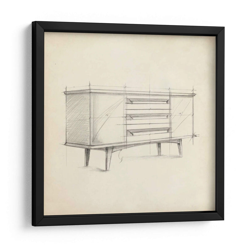 Diseño De Muebles De Mediados Del Siglo V - Ethan Harper | Cuadro decorativo de Canvas Lab