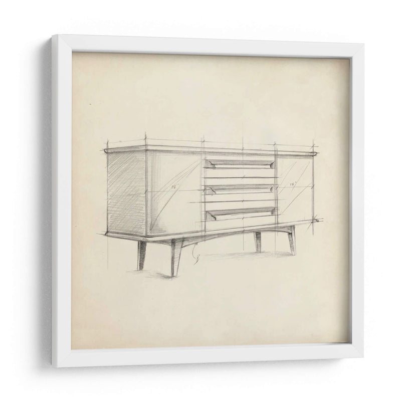 Diseño De Muebles De Mediados Del Siglo V - Ethan Harper | Cuadro decorativo de Canvas Lab