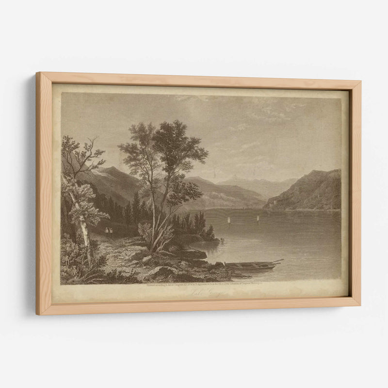 Lago George - R. Hinshelwood | Cuadro decorativo de Canvas Lab