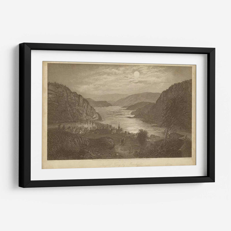 Harpers Ferry A La Luz De La Luna - R. Hinshelwood | Cuadro decorativo de Canvas Lab