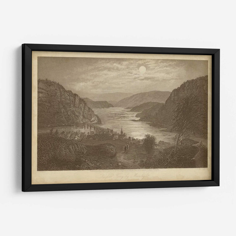 Harpers Ferry A La Luz De La Luna - R. Hinshelwood | Cuadro decorativo de Canvas Lab