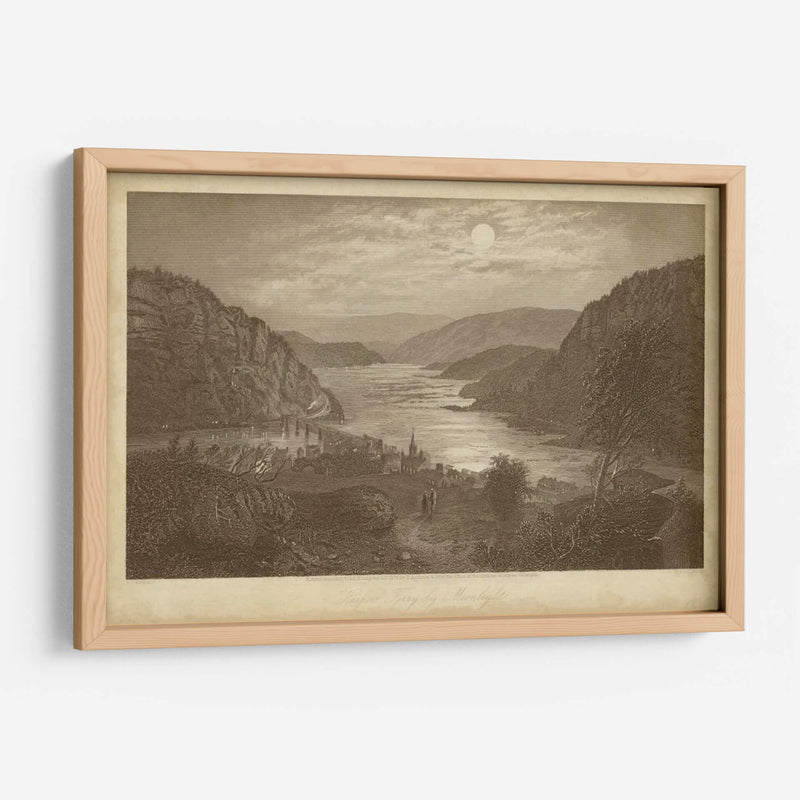 Harpers Ferry A La Luz De La Luna - R. Hinshelwood | Cuadro decorativo de Canvas Lab