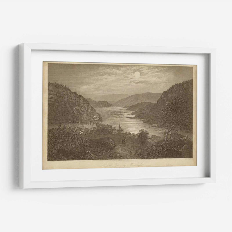 Harpers Ferry A La Luz De La Luna - R. Hinshelwood | Cuadro decorativo de Canvas Lab