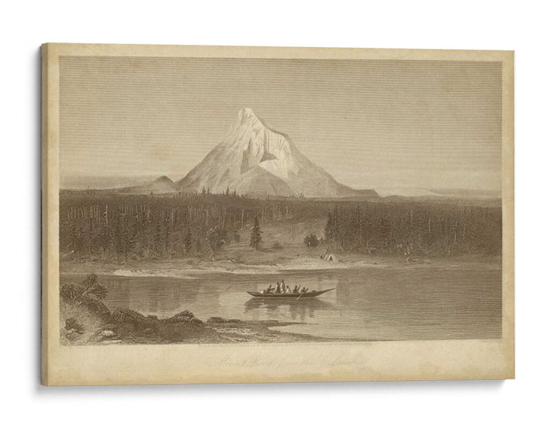 Monte Hood De Columbia - R. Hinshelwood | Cuadro decorativo de Canvas Lab