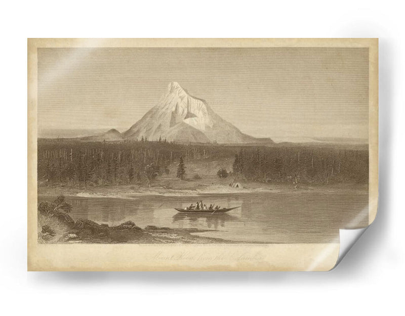 Monte Hood De Columbia - R. Hinshelwood | Cuadro decorativo de Canvas Lab