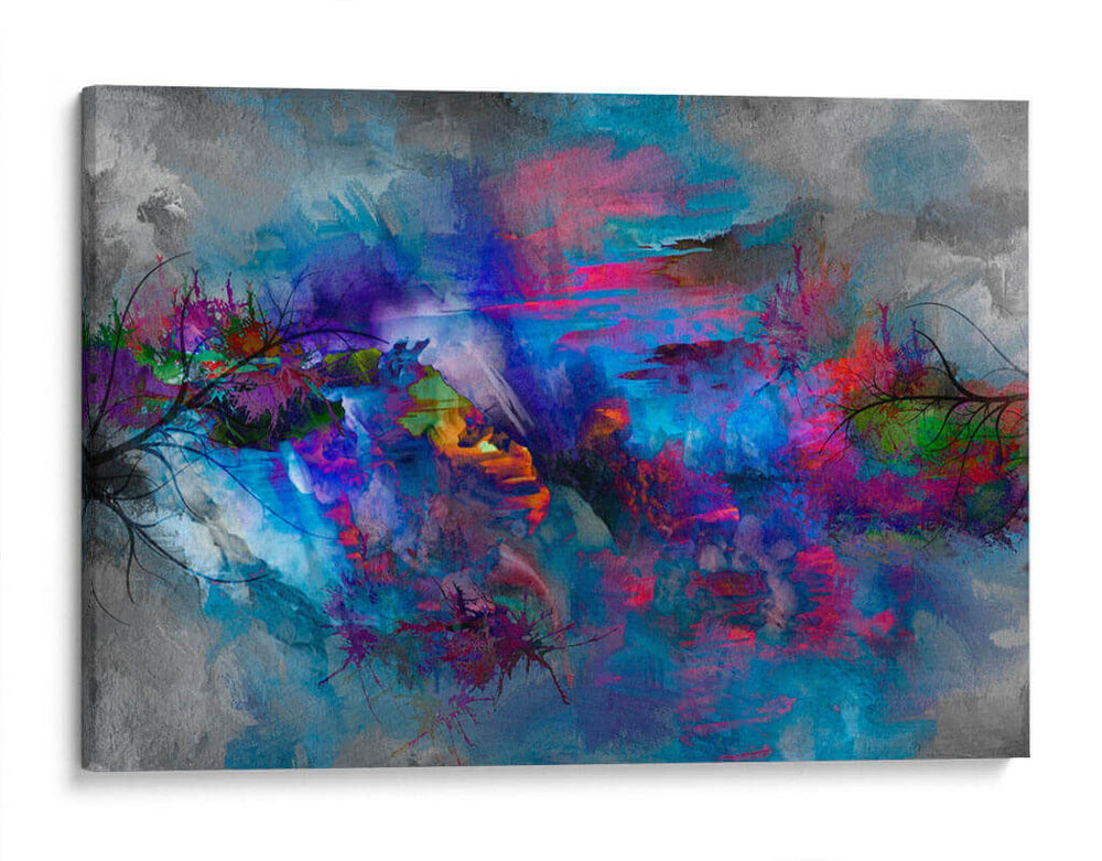 Color sobre lo gris | Cuadro decorativo de Canvas Lab