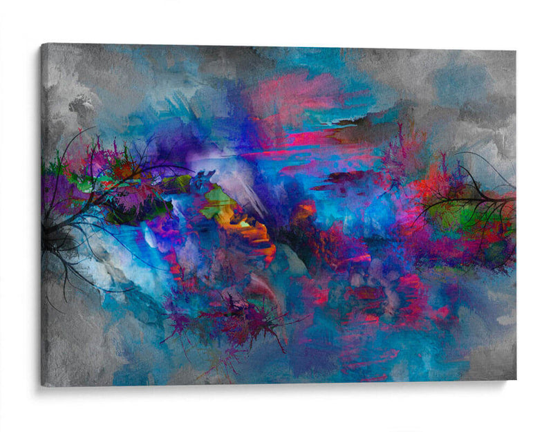 Color sobre lo gris | Cuadro decorativo de Canvas Lab