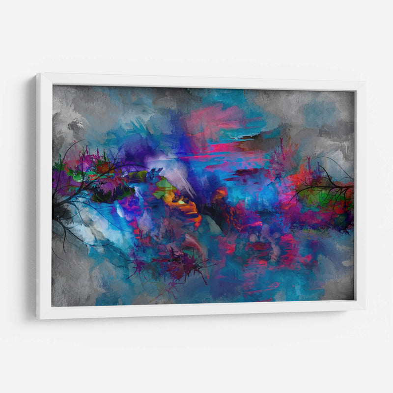 Color sobre lo gris | Cuadro decorativo de Canvas Lab