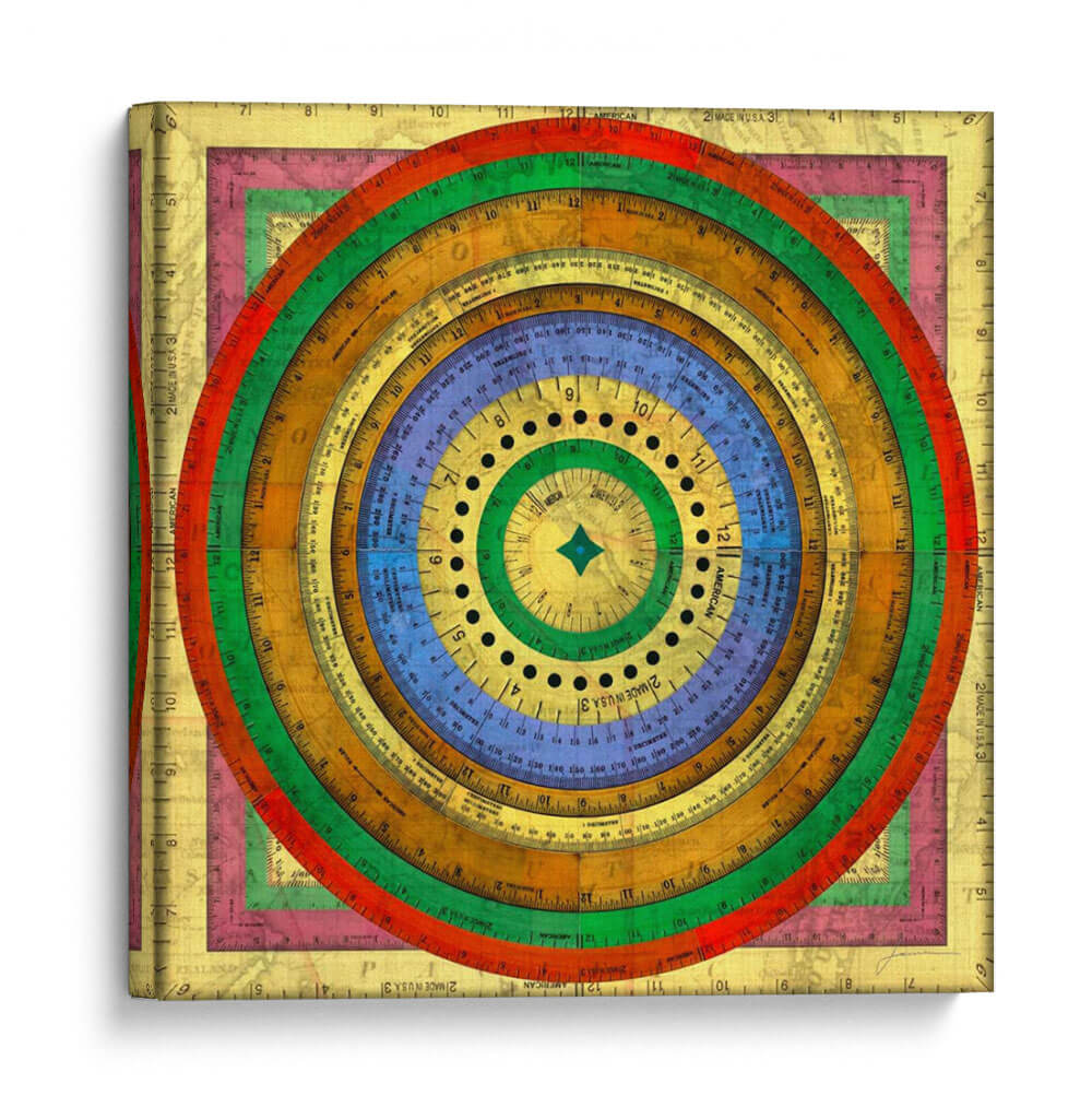 Tiles De Medición Ii - James Burghardt | Cuadro decorativo de Canvas Lab