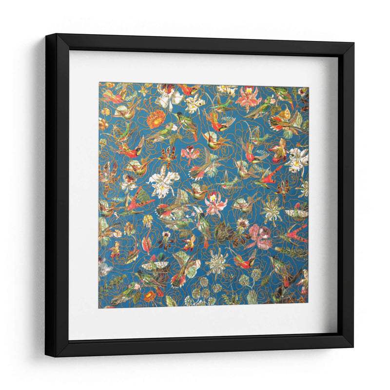 Composición de aves y flores | Cuadro decorativo de Canvas Lab