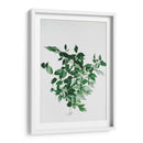Composición de hojas sobre fondo blanco | Cuadro decorativo de Canvas Lab