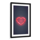 Corazón neón | Cuadro decorativo de Canvas Lab