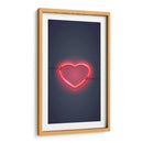Corazón neón | Cuadro decorativo de Canvas Lab