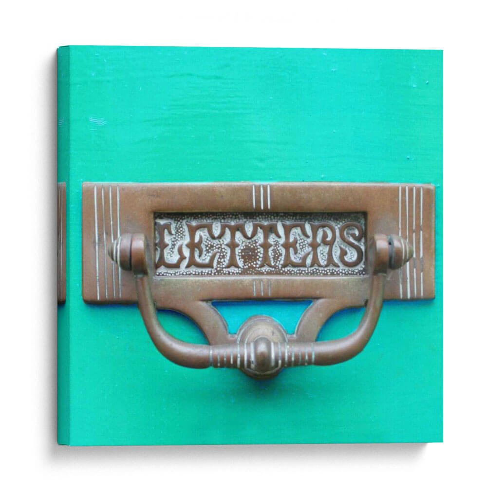 Detalles De Turquesa Rústica Iii - Lillian Bell | Cuadro decorativo de Canvas Lab