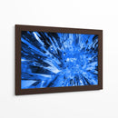 Cristal azul digital | Cuadro decorativo de Canvas Lab