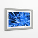 Cristal azul digital | Cuadro decorativo de Canvas Lab