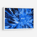 Cristal azul digital | Cuadro decorativo de Canvas Lab