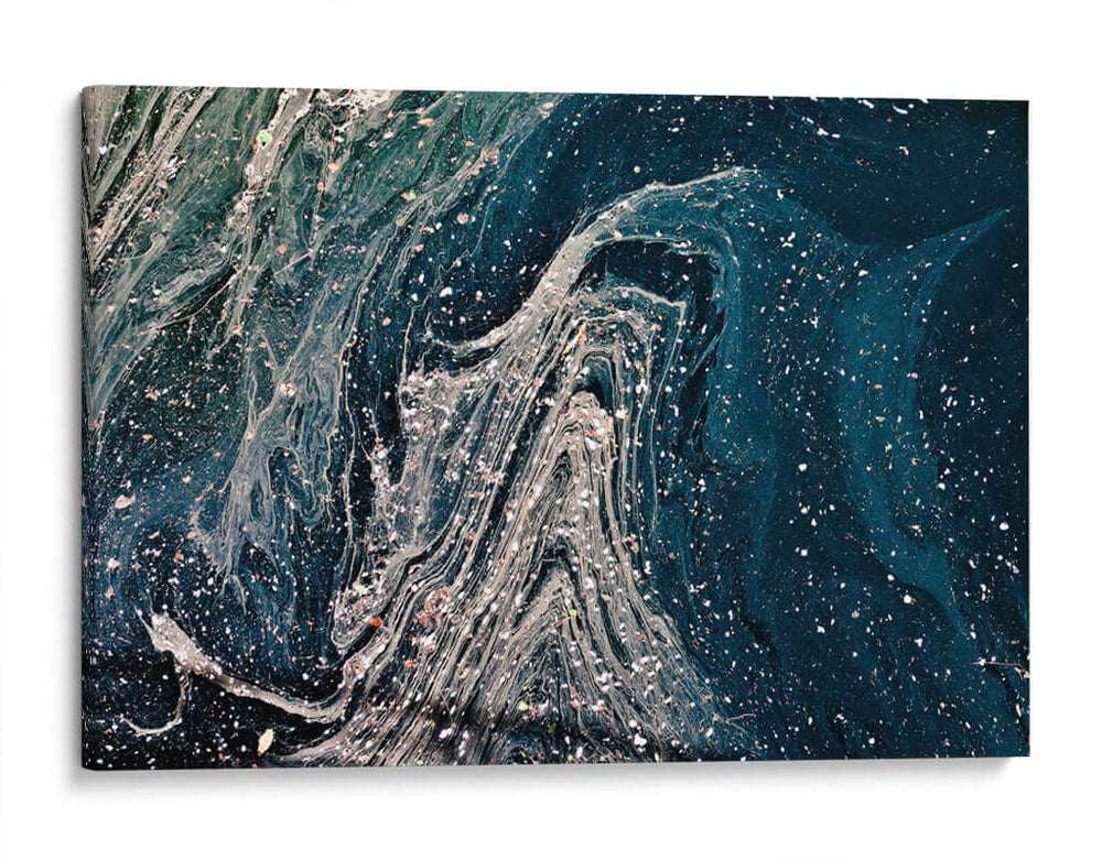 Destellos sobre el azul | Cuadro decorativo de Canvas Lab