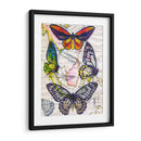 Mapa De Mariposa Iv - John Butler | Cuadro decorativo de Canvas Lab